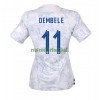 Maillot de Supporter France Ousmane Dembele 11 Extérieur Coupe du Monde 2022 Pour Femme